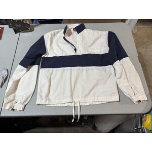 Vintage 1980s 90s Pier Connection Long Sleeve Nautical Shirt L